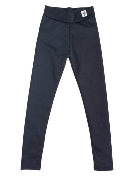 Pants - Black Fleece Lined Leggings – One Size, High Waisted Stretch Pants